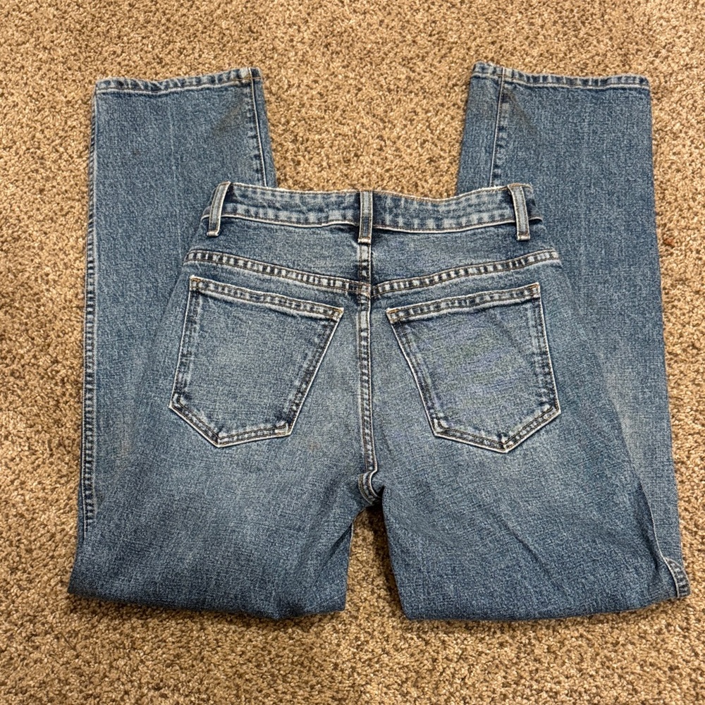 Khaite Abigail Blue Denim Jeans - Picture 3 of 7